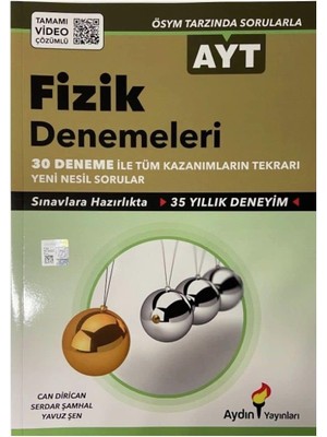 River Aydın Ayt Fizik 30 Lu Deneme Tamamı Video Çözümlü-Yeni (Kapak Değişebilir)