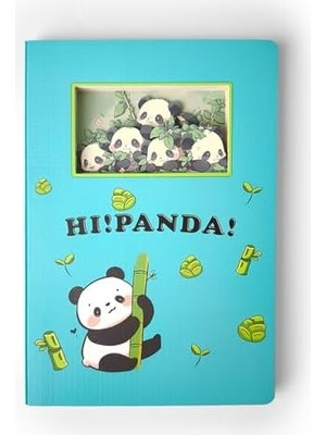 River Sevimli Temalı 3D Katmanlı Oyma Defter A5 Orta Boy 20,8X14 cm | 120 Yaprak Sert Kapak Konsept Defter | Yaratıcı 3D Kapaklı Ajanda, Günlük ve Hediye Defteri