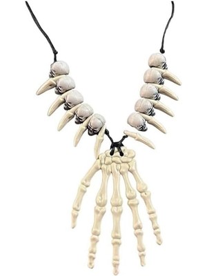 River Halloween Kurukafa Kemik Kolye