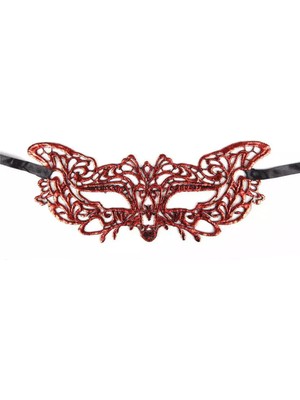 Ne Verelim Size Buğz Kırmızı Dantel Masquerade Maskesi 9 No