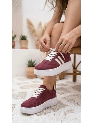 Kadın Mona Bağcıklı Ortopedik  Hafif Taban Günlük Sneaker