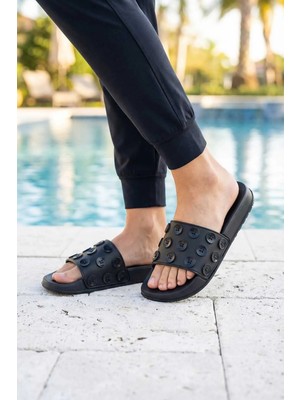 Gezer Kadın Yazlık Eva Islak Zemine Uygun Ev Bahçe Banyo Havuz Terlik