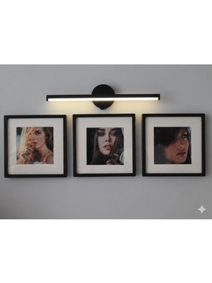 Efeg Decor Sök-Tak Siyah 21X21 cm Fotoğraf Çerçevesi - 3\'lü Paket Pvc Li Yapışkanlı