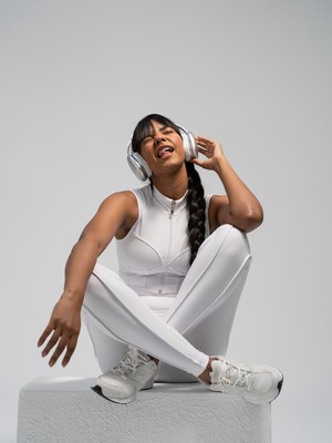 Lismina Sculpt Line Beyaz Dikiş Modelli Spor Tayt