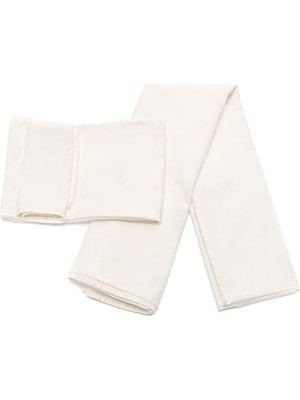 River Taşlanmış Ekru Denim Pamuk Runner