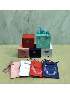 Romantik Gül Yüzük Kutusu Kare