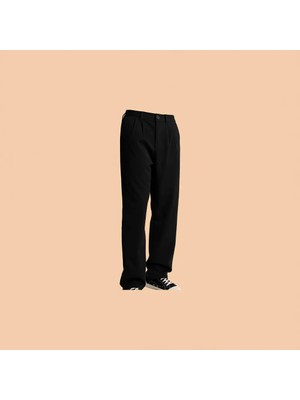 Giesto Pilili Dökümlü Pantolon Erkek Yüksek Bel Bol Kesim Pamuk Kumaş 4 Cep Özellikli