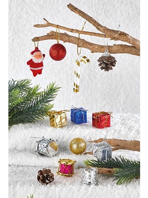 2 Adet Mistique Home Karışık Ağaç Süsü 12'li