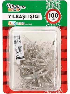 3 Adet Mistique Home Renkli LED Işık 100'LÜ Adaptörlü