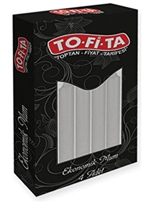 4 Adet To-Fi-Ta Ekonomik Mum 4'lu