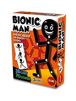 4 Adet Zoe Bionic Man Kutu Oyunu 35000