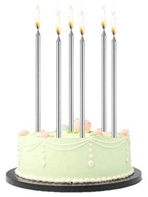 3 Adet Orca Mum Gümüş