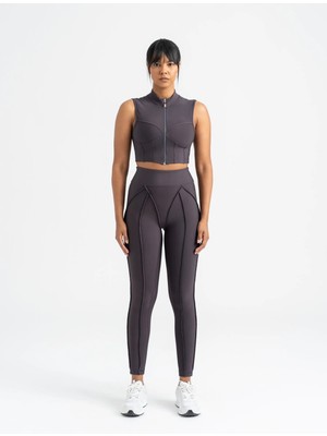 Lismina Sculpt Line Füme Dikiş Modelli Spor Tayt