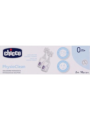 Chicco 10X2 ml Tek Kullanımlık Serum Fizyolojik Solüsyon 2 Adet Bebek Dostu Hijyenik Çözüm