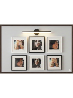 Efeg Decor Sök-Tak Siyah 21X21CM Fotoğraf Çerçevesi Yapışkanlı 3syh-3byz Pvc