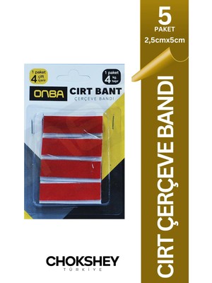 Özel Üretim Iz Bırakmayan Yüksek Kaliteli Süper Güçlü 2,5 cm x 5 cm 4'lü Cırt Çerçeve Bant - 5 Adet
