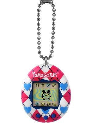Tamagotchi Orijinal Sanal Bebek Kalpli Ekose Deseni (4 Adet)