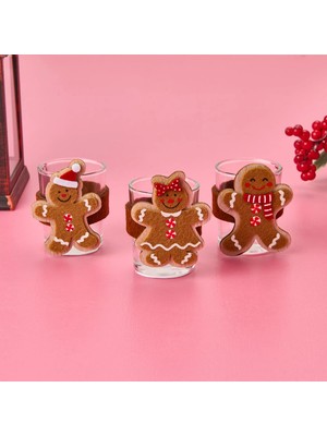 Kpm Zencefilli Kurabiye Bardak Mumluk - Asorti - 14X14X14 cm