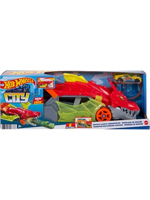 Hot Wheels Şehri Fırlatıcı ve Taşıyıcı Ejderha GTK42 (5 Adet)
