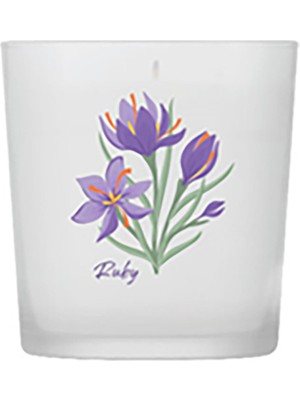 Ruby Kokulu Mum Zambak 4 Adet