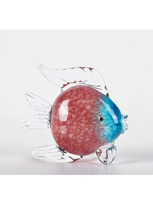 Felis Arte Dekoratif Cam Balık ,glass Fish, Handmade ,murano Tarzı