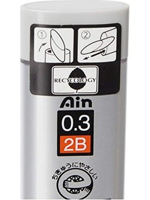 River Mekanik Kurşun Kalem Ucu, 15 Adet, 0.3 Mm, 2b