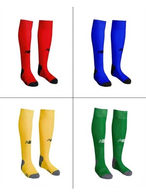 Allians Renkli 4'lü Futbol Çorabı Seti, Konç Tozluk, Spor ve Aktivite Için Ideal