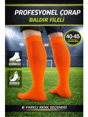 Allians Yüksek Performanslı Futbol Maç Çorabı, Baldır ve Konç Destekli, Rahat Tasarım