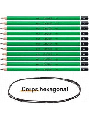 River Criterium 550 2b Kurşun Kalem 12'li