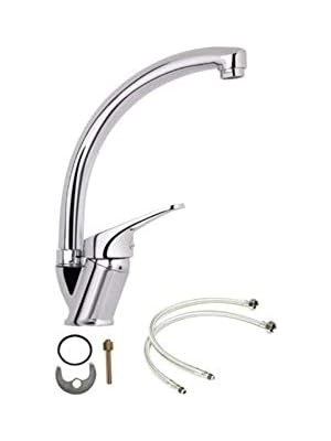 River Soğuk Çift Su Girişli Mix Mutfak Eviye Musluğu Çeşmesi Bataryası