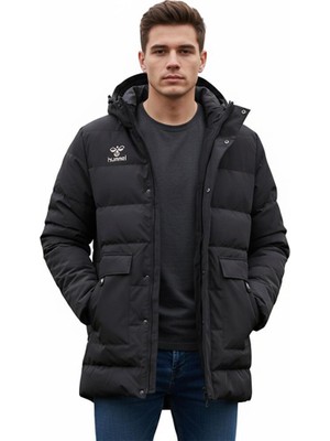 Hummel Line Zip Coat Siyah Erkek Mont