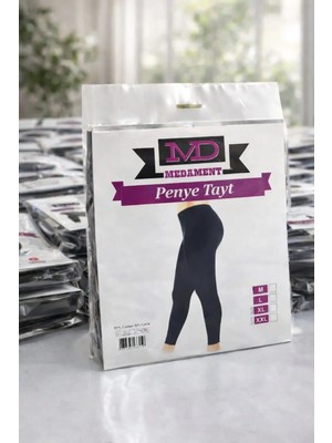 Medament RAHAT KALIP YÜKSEK BEL AĞLI PENYE TAYT [RAHAT KALIP,PAMUKLU TAYT]