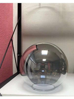 Allians Füme Renkli Glop Cam Yedek Avize Camı, Şık ve Dayanıklı Tasarım