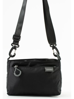 Oldso Sanmorris Kadın 3 Bölmeli Paraşüt Kumaş Ayarlanabilir Çapraz Askılı Çanta 6010