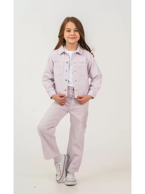 Alg KIZ ÇOCUK DANTEL İŞLEMELİ BAYRAMLIK 3'LÜ ŞIK KOMBİN TAKIM (Bir Beden Büyük Önerilir)