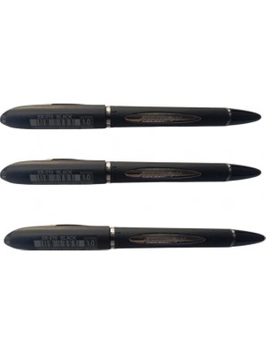 Uniball Jetstream 1.0 Hızlı Yazı Kalemi Siyah (SX-210 ) ( Üç Adet )