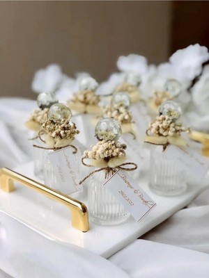 Kristal Tepeli Kolonya Şişesi Oda Kokusu Hediyeliği Söz Nişan Düğün Hediyesi