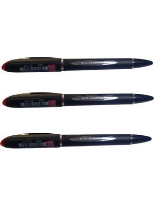 Uniball Jetstream 1.0 Hızlı Yazı Kalemi Kırmızı (SX-210 ) ( Üç Adet )