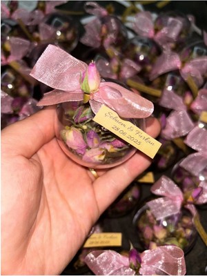 15 Adet Mika Gül Küre Nikah Şekeri, Doğum Günü, Sünnet, Kına, Düğün