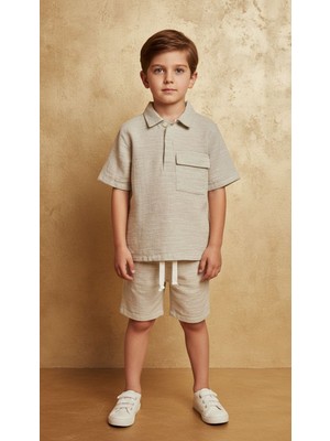 Ugly Duck Nanica 3-8 Yaş Arası T-Shırt Şort Takım - Yeşil