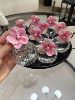 Ortanca Süslemeli Söz Hediyelik Kolonya 25 Adet