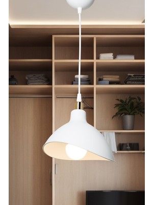 Allians Şık Beyaz Sarkıt Avize, Yatak Odası, Salon, Mutfak, Koridor Için Tasarım