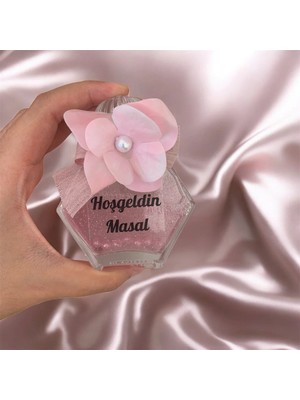 Hediyelik Kolonya Kiraz Çiçeği Kokulu Cam Şişe,doğum,sünnet,düğünnişansöz,kına,doğumgünü 10 Adet