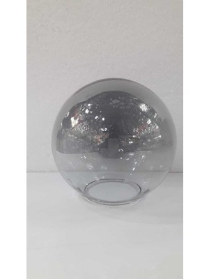 Allians Şeffaf Füme Renkli Cam Avize, 14X15 Cm, Şık ve Modern Aydınlatma