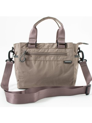 Oldso Sanmorris Su Geçirmez Paraşüt Kumaş Kadın Çapraz ve Omuz Askılı Spor El Çantası Çok Gözlü