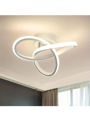 Allians Modern Beyaz LED Plafonyer, Şık ve Şık Aydınlatma Çözümü