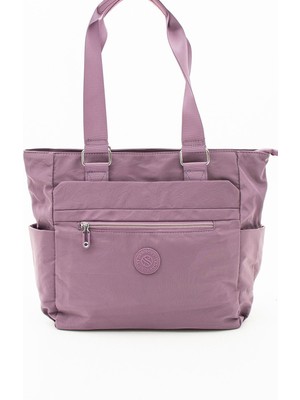 Oldso Sanmorris Unisex Suya Dayanıklı Krinkıl Kumaş Çok Gözlü Çapraz Okul, Seyahat ve Omuz Çantası 4003