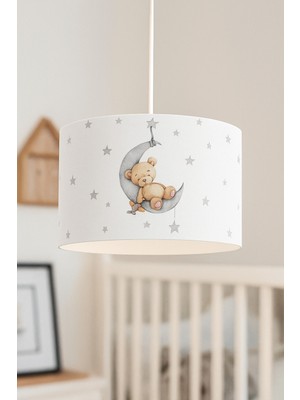 Allians Sevimli Ayı Desenli Bebek ve Çocuk Odası Avizesi