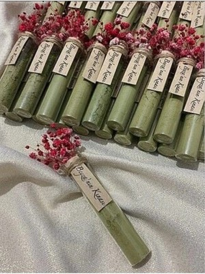 Hediyelik Dagitmalik Tüp Şişe Kina Kirmizi 20 Adet