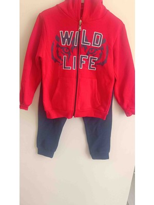 melosh Erkek Çocuk Kapüşonlu Hırka Eşofman Takımı